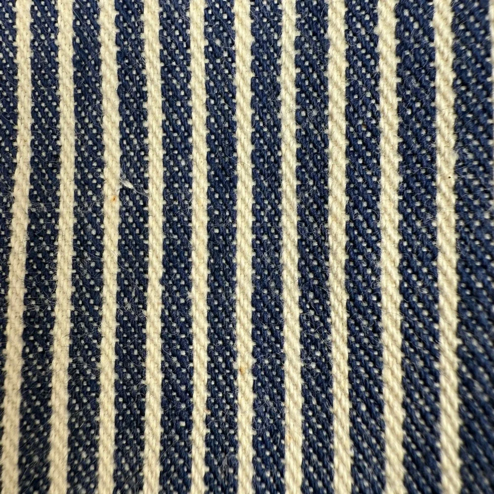 Vintage OshKosh B'Gosh Union Made Sanforized Chore Jacket Blue Stripe 3‎ Reg USA